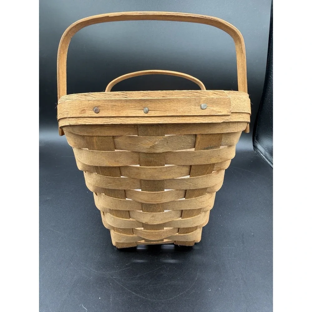 Longaberger 1985 Medium Vegetable Basket – Vintage Original – Rare Find 🌾🧺